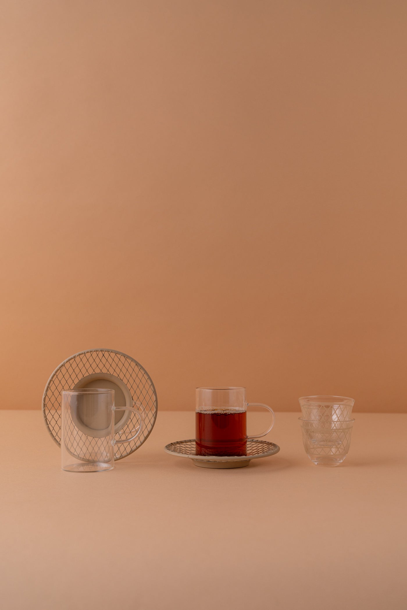 طقم شاي وقهوة 18 قطعة KL63