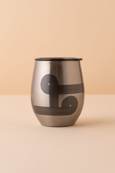 Double Wall Steel Mug Y29