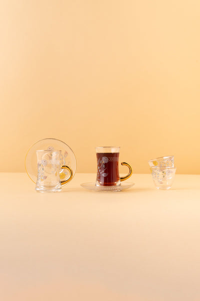 طقم شاي وقهوة 18 قطعة KL69