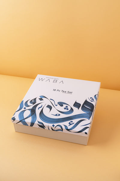 طقم شاي وقهوة 18 قطعة KL66