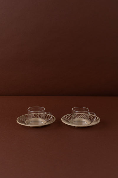 طقم اكواب اسبريسو 2 قطعة KL1