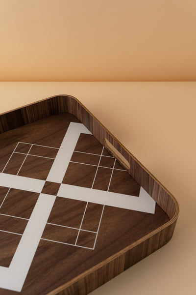 F4 Wooden Tray 1 Pc