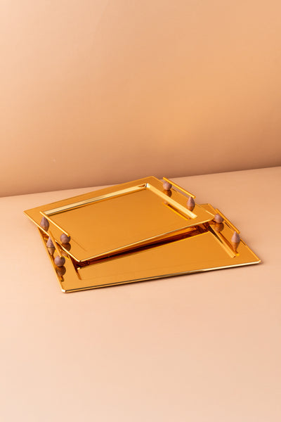 TP3 Rectangular Serving Trays Set 2 Pcs