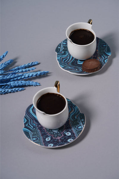 طقم قهوة 2 قطعة KL39