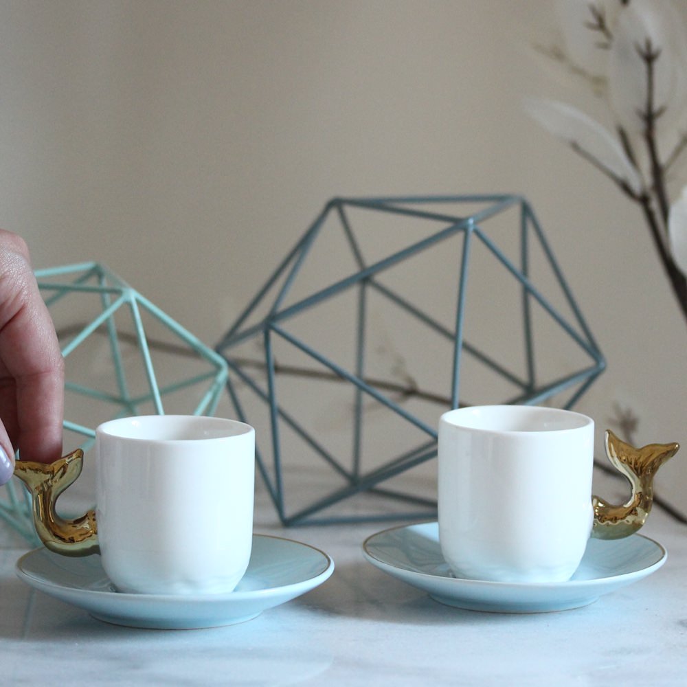 H1 Coffee Cups Set 2 Pcs Bahri