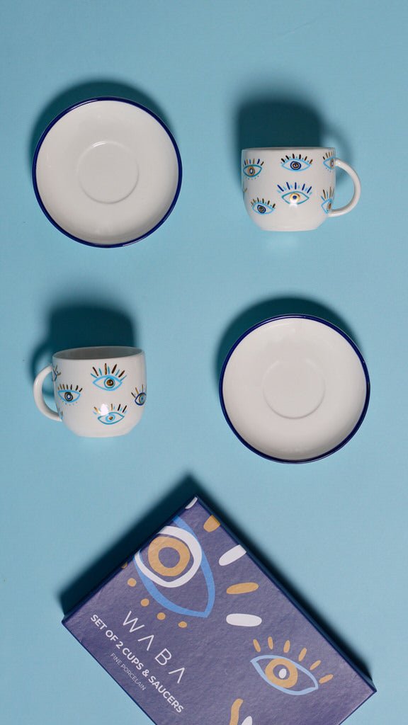 H30 Coffee Cups Set 2 Pcs