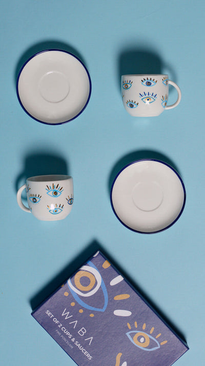 H30 Coffee Cups Set 2 Pcs