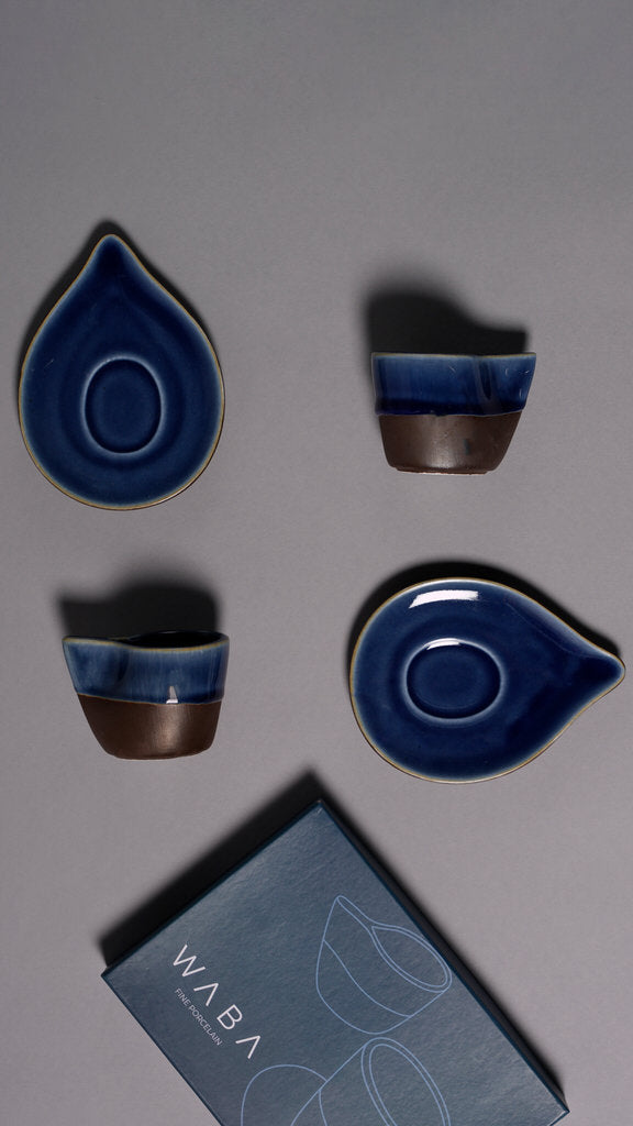 H33 Coffee Cups Set 2 Pcs