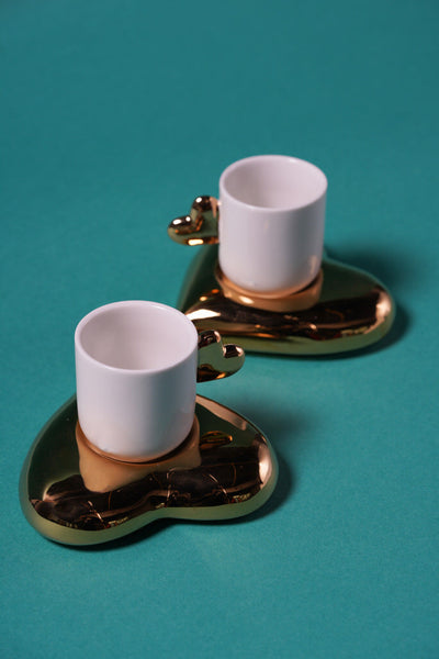 H45 Coffee Cups Set 2 Pcs
