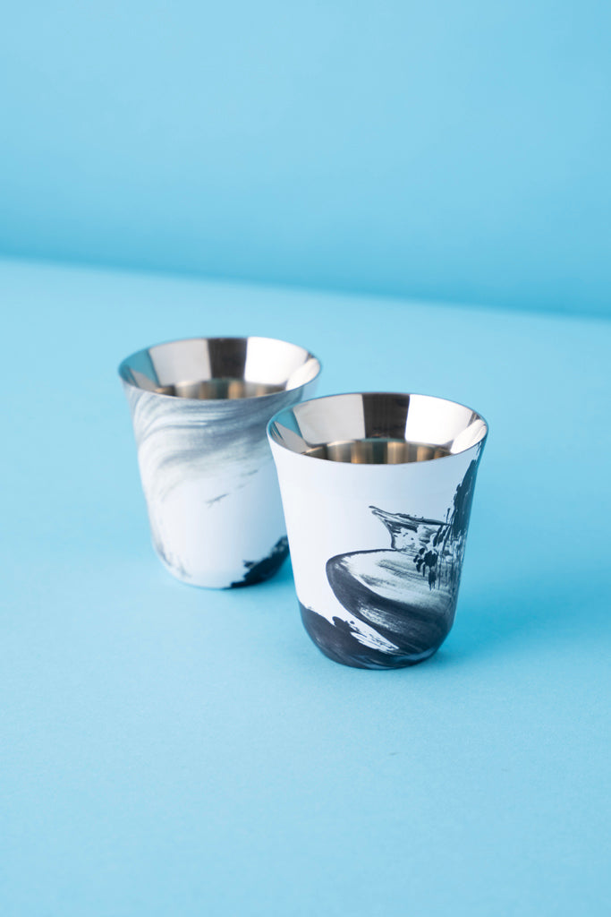 Y12 Espresso DB Wall Set 2 Pcs 150ml