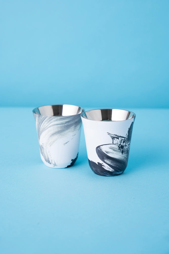 Y12 Espresso DB Wall Set 2 Pcs 150ml