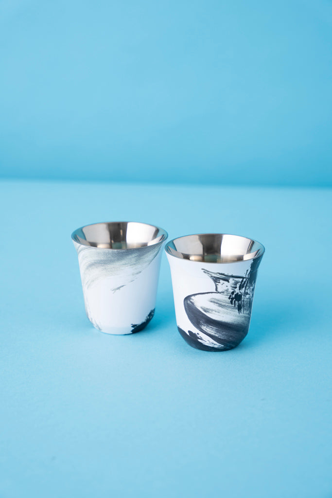Y11 Espresso DB Wall Set 2 Pcs 80ml