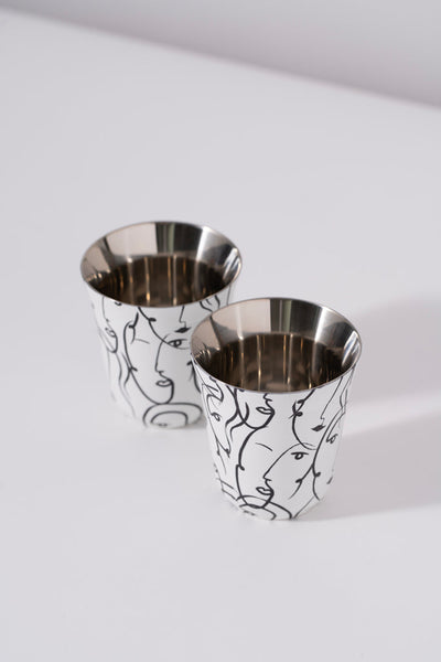 Y9 Espresso DB Wall Set 2 Pcs 150ml