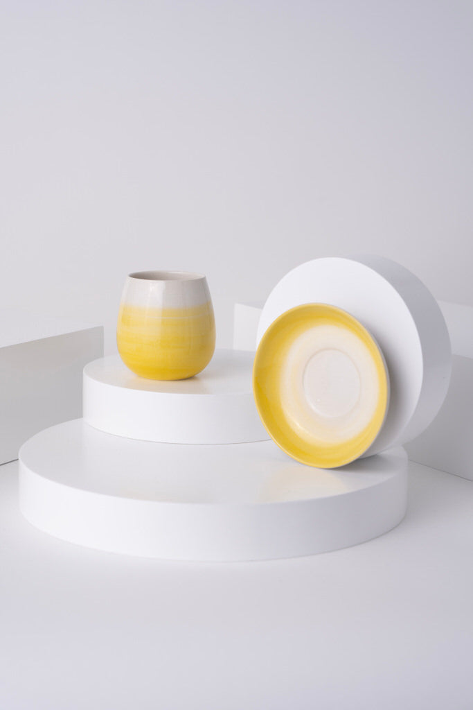 L7 Ceramic Cup With Saucer