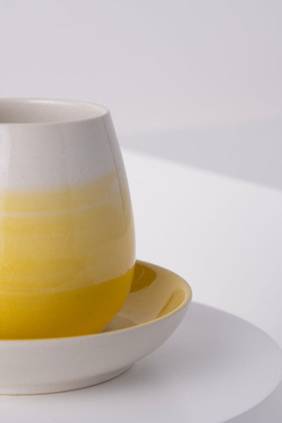 L7 Ceramic Cup With Saucer