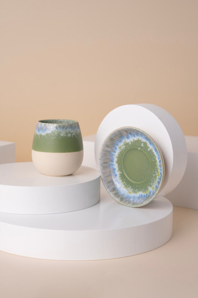 L9 Ceramic Cup With Saucer