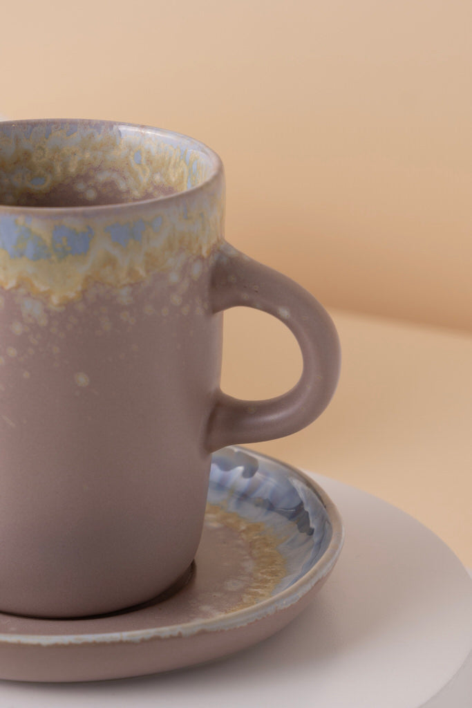 L12 Ceramic Cup With Saucer