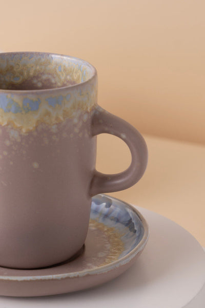 L12 Ceramic Cup With Saucer