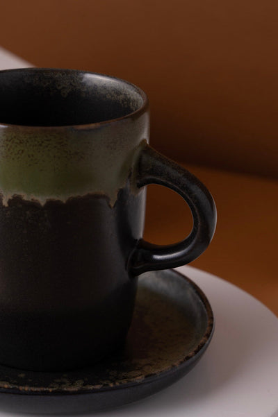 L15 Ceramic Cup With Saucer