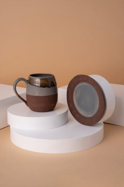 L16 Ceramic Cup With Saucer
