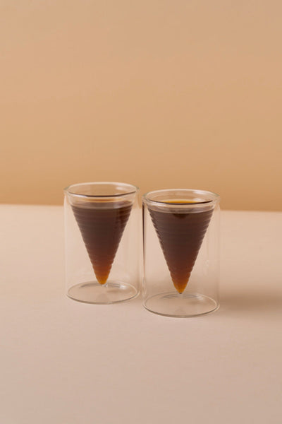 طقم اكواب اسبريسو 2 قطعة HL1