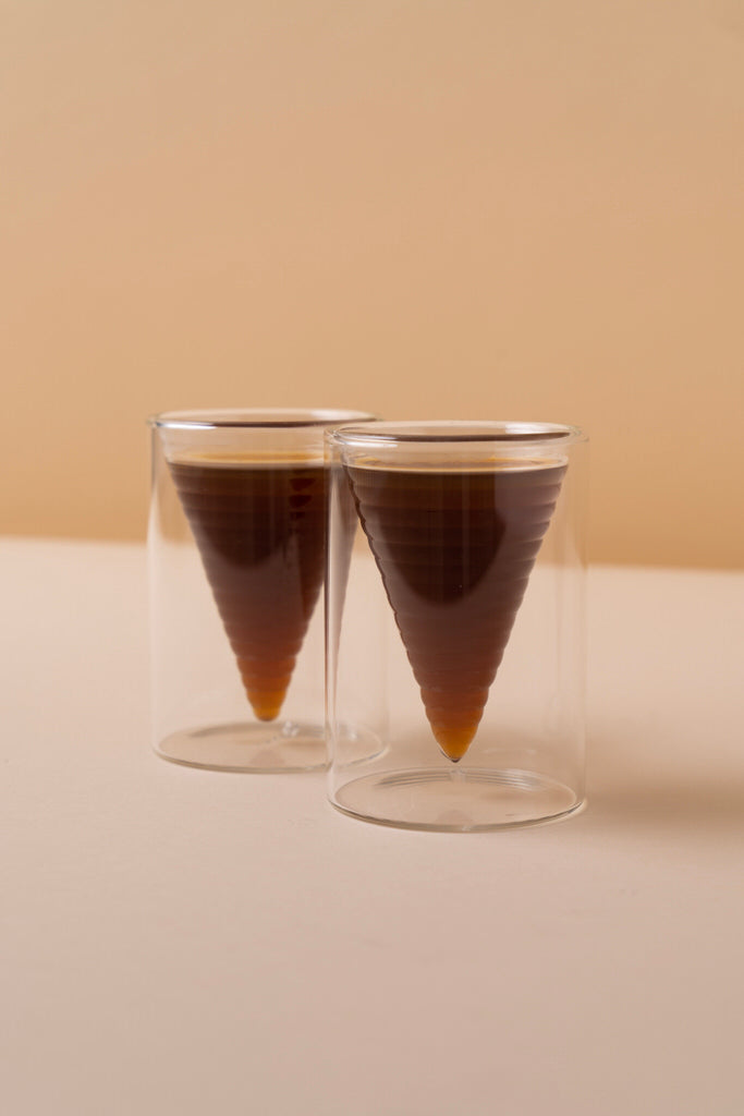 طقم اكواب اسبريسو 2 قطعة HL1