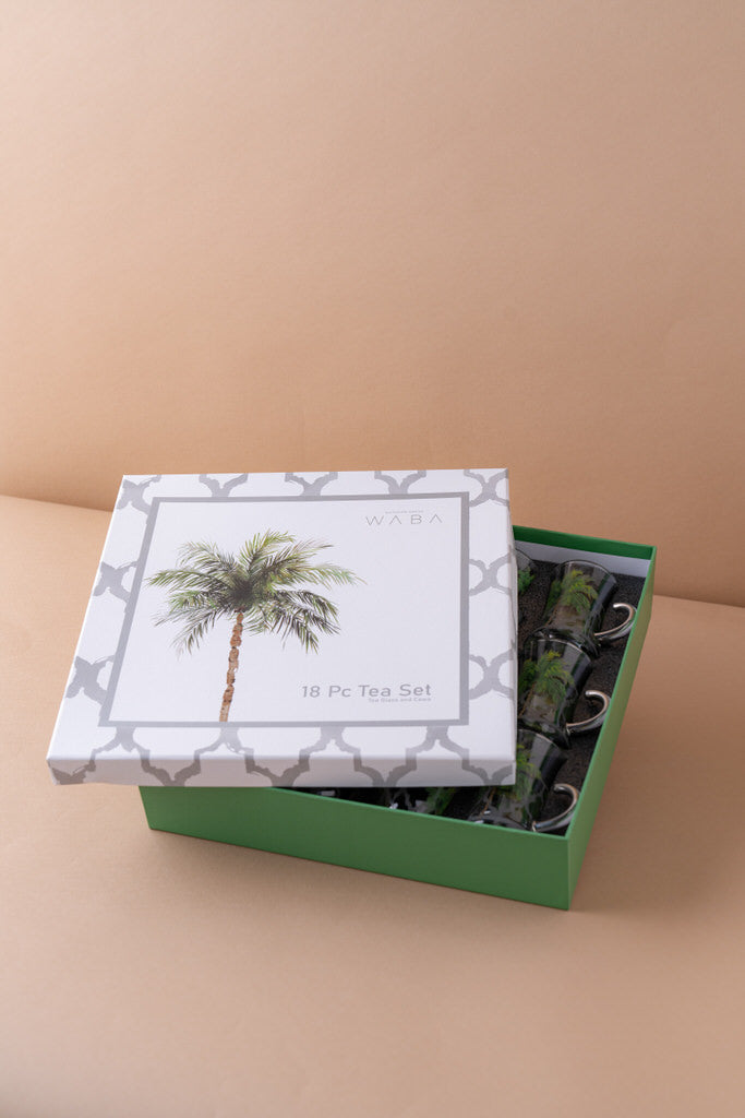 طقم شاي وقهوة 18 قطعة KL62