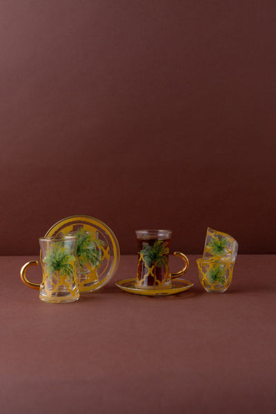 طقم شاي وقهوة 18 قطعة KL62