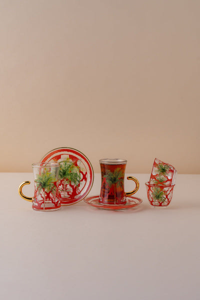 طقم شاي وقهوة 18 قطعة KL62