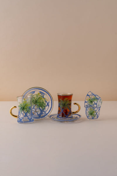 طقم شاي وقهوة 18 قطعة KL62