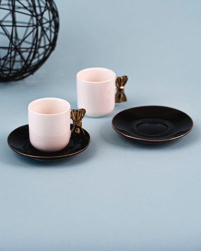 H1 Coffee Cups Set 2 Pcs Tie