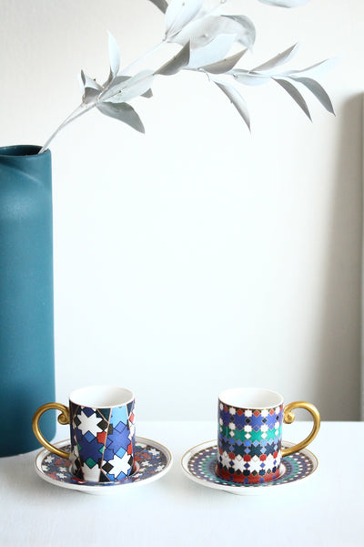 K15 Coffee Cups Set 2 Pcs