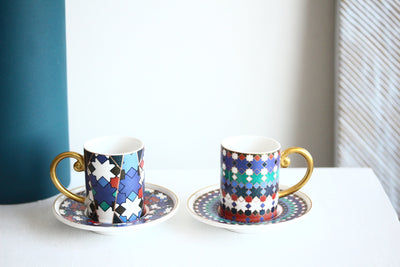 K15 Coffee Cups Set 2 Pcs