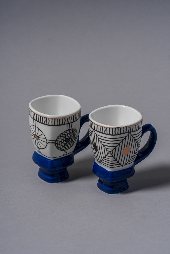 H6 Ceramic Mug Set 2 Pcs