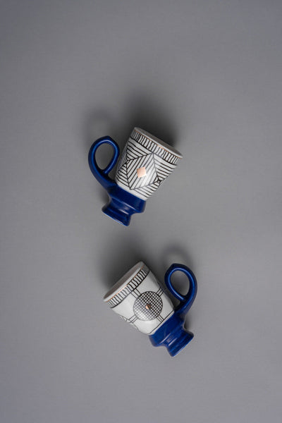 H6 Ceramic Mug Set 2 Pcs